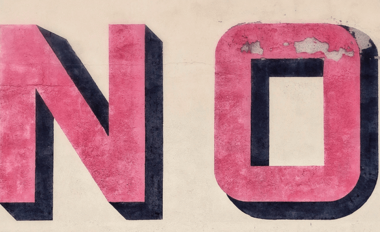  “No” Is A Complete Sentence