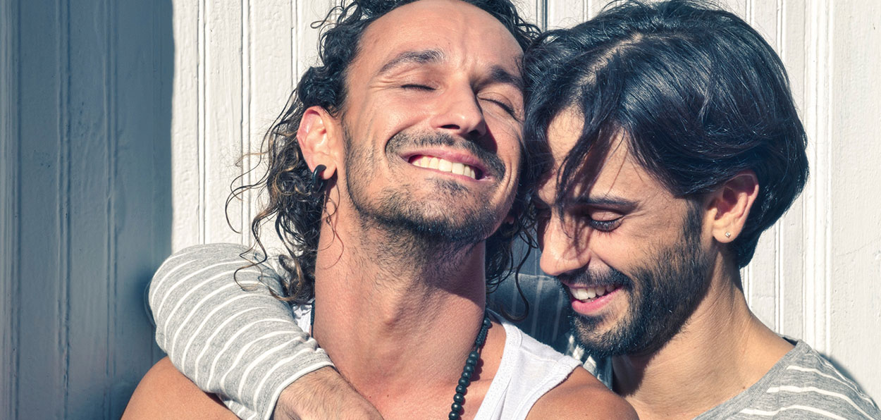 A Hot No Strings Attached Couple Holding Each Other Smiling