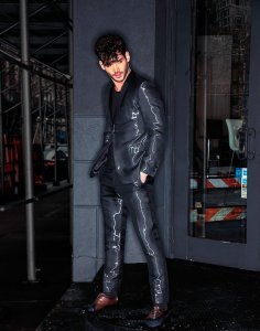 Editorial pictorial #3 of Men's Shoe Line,Top Owen with model Chris Fawcett