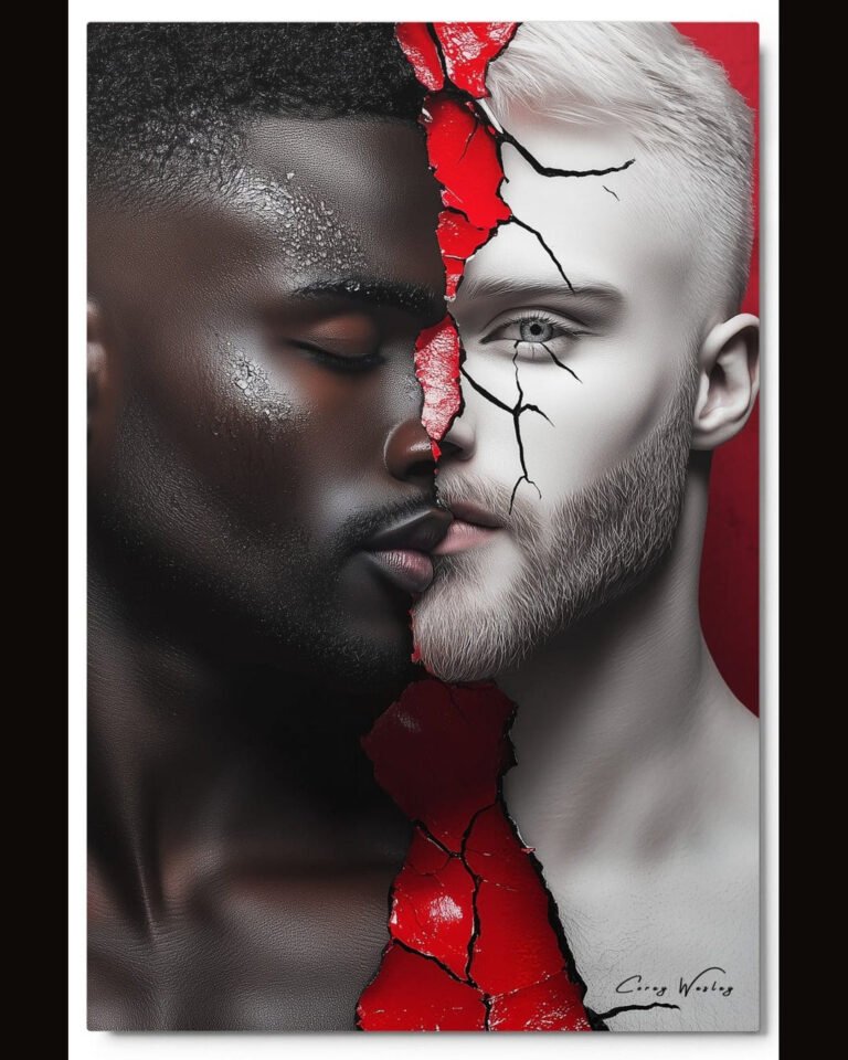 Artwork by Corey Wesley from the Unapologetic Faces series